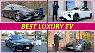 BMW i7 vs Mercedes EQS vs Tesla Model S vs Genesis G80 EV vs Nio ET7 vs Lucid Air best luxury EV