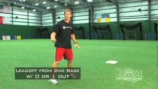 9.6.10 - UBA TIP OF THE DAY - LEADOFF FROM 2nd BASE w/ 0 or 1 OUT