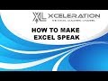 How to make Microsoft Excel read the content of cells by using the 
