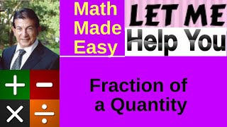 Fraction of a Quantity