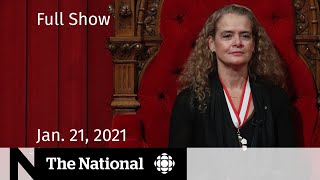 CBC News: The National | Julie Payette resigns as Governor General | Jan. 21, 2021