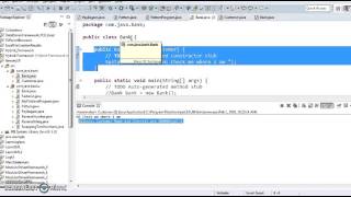 Java in Tamil - Constructor, Parameterized Constructor
