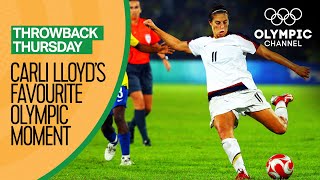 Carli Lloyd re-lives THAT extra-time gold medal winning goal | Throwback Thursday