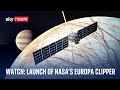 Watch the NASA lunch of Europa Clipper on its way to Jupiter’s moon