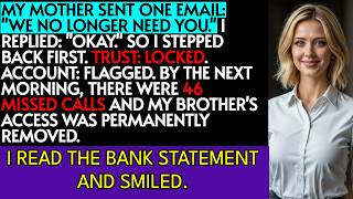 My Mother Sent One Email: "We No Longer Need You" — By Morning, 46 Missed Calls and She Was Beggi...