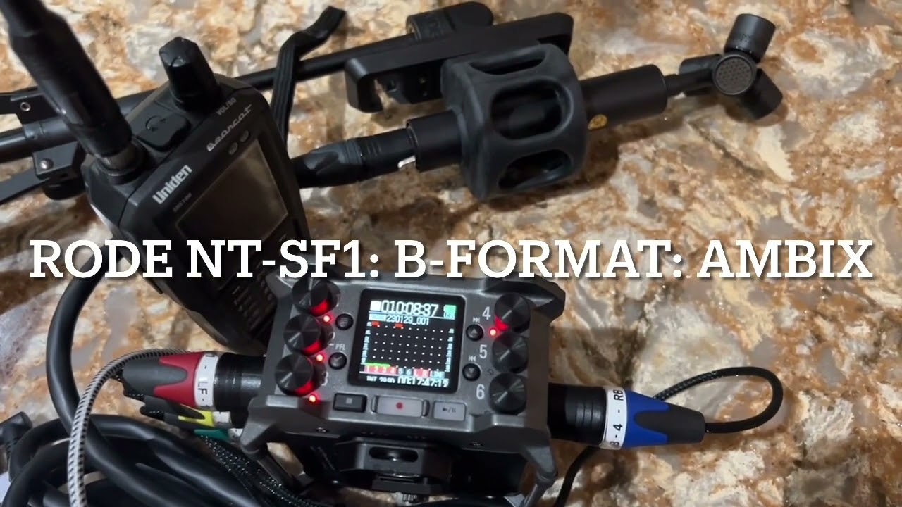 RØDE NT-SF1: Indoor Recording Test: AmbiX: B-Format - YouTube