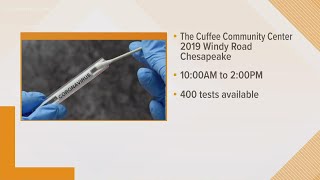 Cuffee Community Center in Chesapeake offering free COVID-19 testing