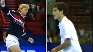 Boris Becker vs Pete Sampras SF Stockholm 1990