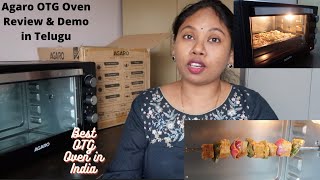 Agaro OTG Oven Review \u0026 Demo in Telugu | Best OTG Oven in India | Review \u0026 Demo in Telugu | Best OTG