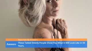 These Tatted Elderly People Show You What It Will look Like In 50 Years