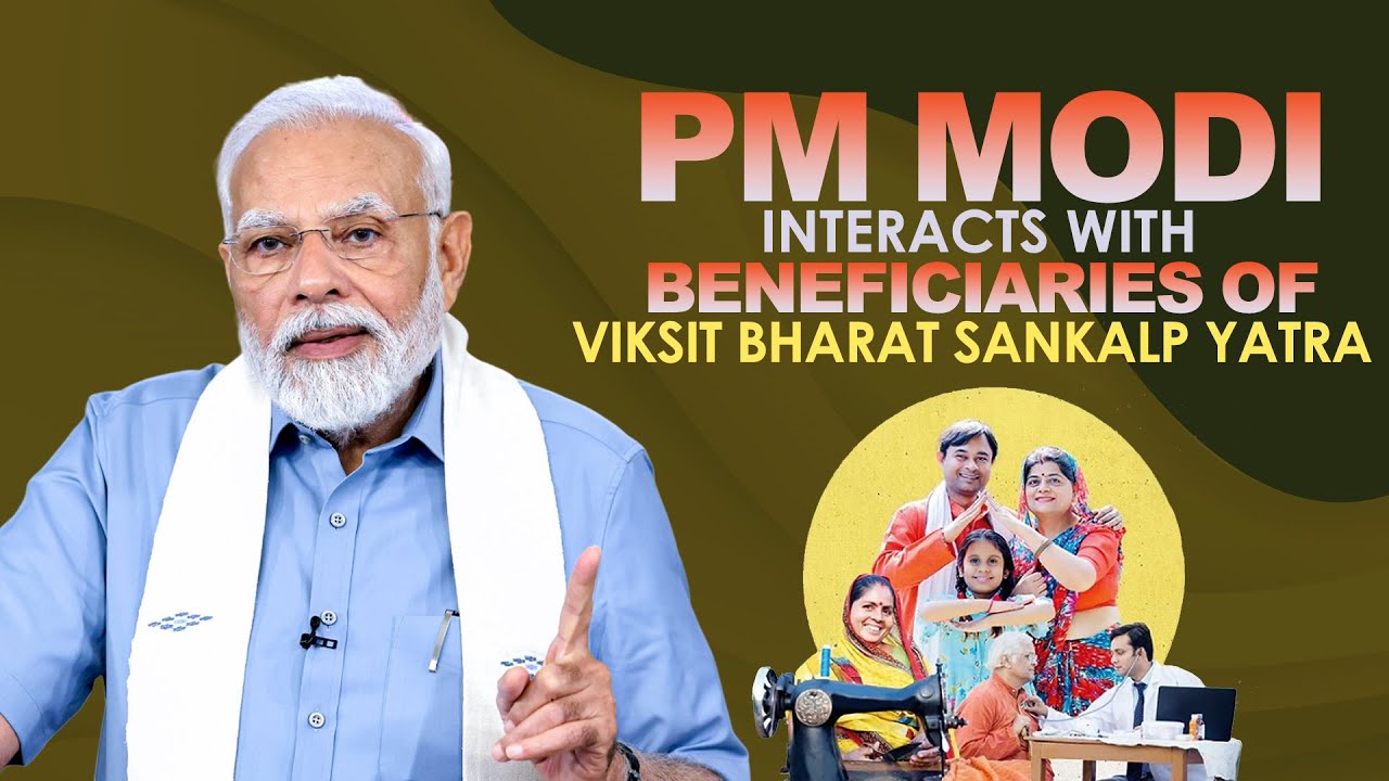 Prime Minister Narendra Modi Interacts With Beneficiaries Of Viksit ...