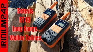 The Retevis RT49 Long Range Walkie Talkies