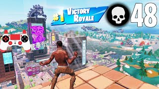 48 Elimination Solo Squads Gameplay "Build" Wins (Fortnite Chapter 4 Season 2)
