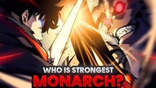 The Battle Of MONARCH'S JinWoo Vs Demon King Baran Solo Leveling