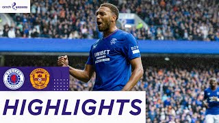 Rangers 1-0 Motherwell | Dessers Goal Gives Rangers Close Win! | cinch Premiership