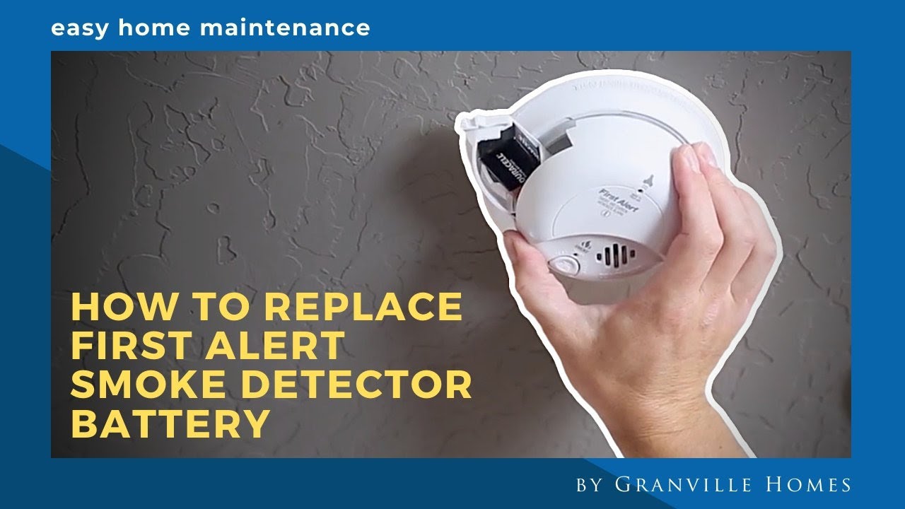 How To Change Battery In A Kidde Smoke And Carbon Monoxide Alarm At ...