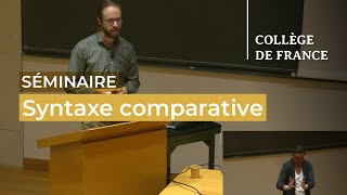 Syntaxe comparative (1) - Luigi Rizzi (2023-2024)