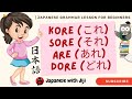 [Japanese Grammar] Mastering 'Kore, Sore, Are, Dore' | Creative Learning with Japanese with Jiji