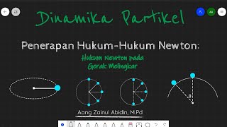 Dinamika Partikel Part 7 Penerapan Hukum Newton pada Gerak Melingkar