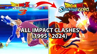 Evolution Of Epic Burst Clashes / Impact Clashes In DRAGON BALL Games (1995 → 2024) ドラゴンボール ゲーム