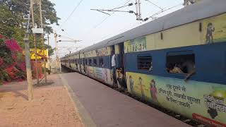 onboard 08744 itwari durg memu spl departure at kanhan railway station district nagpur maharashtra