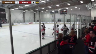 2019 ACHA Women's D2 National Championships (Game 1): W1 MINOT STATE vs E6 ROWAN