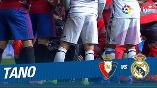 Lesión de Tano en el Osasuna vs Real Madrid (1-2)