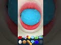 asmr blue foods eating sounds