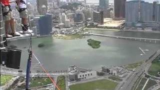 mark's macau tower bungee jump fail