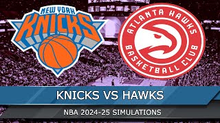 New York Knicks vs Atlanta Hawks - NBA Today 1/20/2025 Full Game Highlights - NBA 2K25 Sim