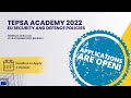 Applications are OPEN for the TEPSA Academy: 