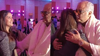 Boney Kapoor Tight HUGS Actress Tanya Ravichandran At Nenjuku Needhi Success Celebrations