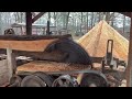 Sawing Sunken logs on the Corley Circle Sawmill!