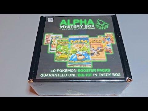 Pokémon Alpha Mystery 10 Mystery Sealed Booster Packs