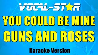 Guns And Roses - You Could Be Mine | With Lyrics HD Vocal-Star Karaoke 4K
