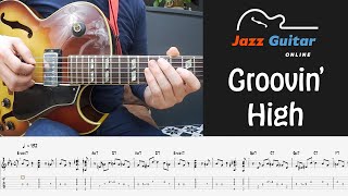 Groovin' High Melody (Dizzy Gillespie) - Bebop Jazz Guitar Lesson