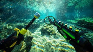 Metal Detecting Underwater for Buried Treasure While Scuba Diving! (Found Money