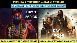 Pushpa 2 The Rule Vs Kalki 2898 Ad Worldwide Box Office Collection ...