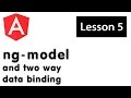AngularJS Basics Tutorial for Beginners - 05 - Two Way Data Binding and ng-model