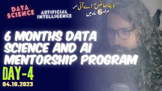 Day-4: 6 months Data Science and AI Mentorship Program