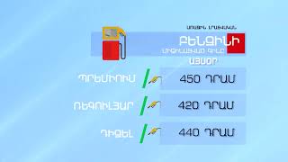 Բենզինի և մյուս վառելիքների գինը   ՀՈՒԼԻՍ 4, 2023