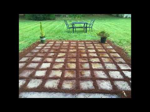 Easy Grass Grout Paver Patio With Scotts EZ Seed® Easy Grass Grout Paver Patio With Scotts EZ Seed®