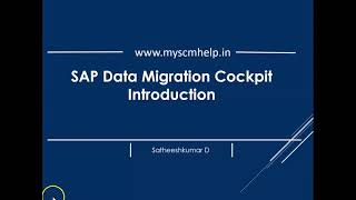 SAP Data Migration CockPit - Introduction