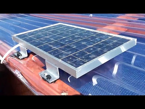 12v Solar Power Installation For a Small Shed 12v Solar Power Installation For a Small Shed