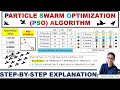 Particle Swarm Optimization (PSO) Algorithm Example Step-by-Step Explanation ~xRay Pixy