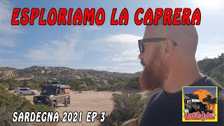 ESPLORAZIONE della CAPRERA ! Sardegna, Giro del Mondo in Defender 4x4 Camper