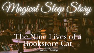 The Nine Lives of a Bookstore Cat 🐈‍⬛| Magical Sleep Story | Immersive Sleep Visualization