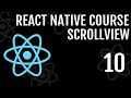 ScrollViews In React Native | React Native Course #10