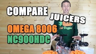 Comparison Omega 8006 \u0026 Omega 900HDC Juicers