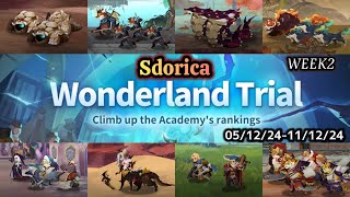 Sdorica Wonderland Trial [幻想世界トライアル]  05/12/24-11/12/24【Week2】